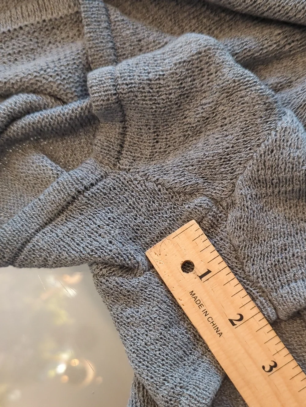 Soft  Knit Two-Piece Lounge Set in Heather Gray L